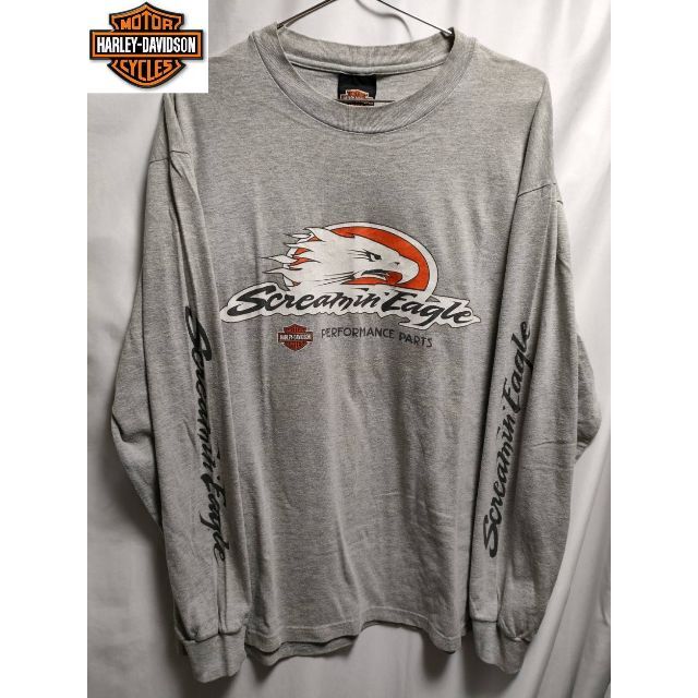 メンズ90年代 HARLEY DAVIDSON WISCONSIN 長袖Tシャツ