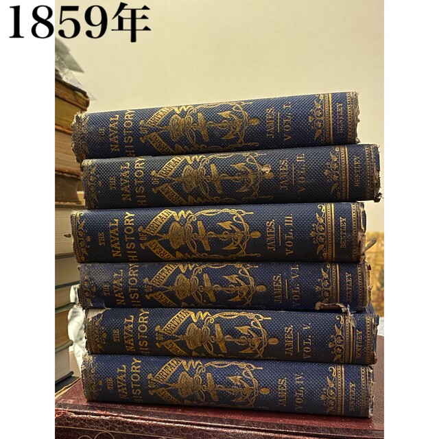 1859年刊行 アンティーク 古書洋書 6冊