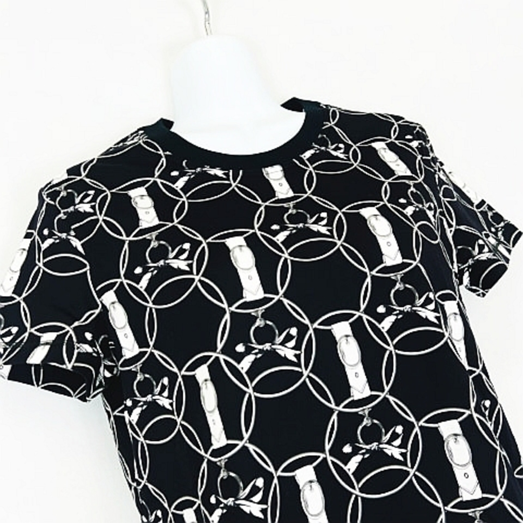HERMES Promenade du Matin 総柄 半袖 Tシャツ 34 HERMES Promenade du Matin 総柄 半袖 Tシャツ 34