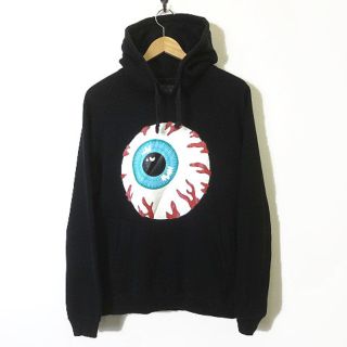 ミシカ(MISHKA)のミシカ MISHKA パーカー スウェット プルオーバー 目玉 ロゴ フードM黒(パーカー)