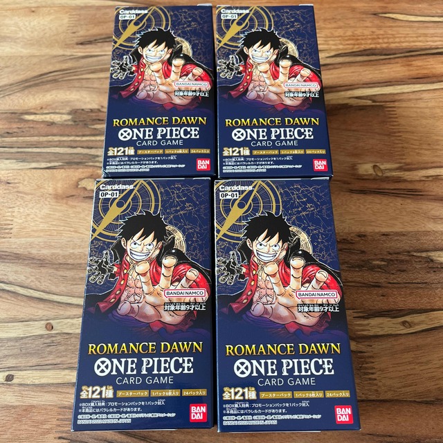 ONE PIECE カードゲーム ROMANCE DAWN OP-01 4box vimaseguridad.com