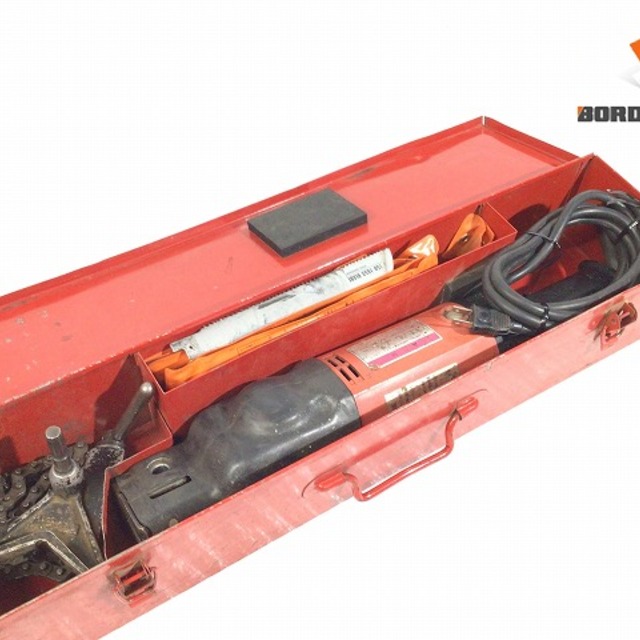 ☆中古品☆ASADA アサダ 100V パイプソー 165S パイプ固定+替刃42枚+ケース付 レシプロソー セーバーソー セーバソー 61377