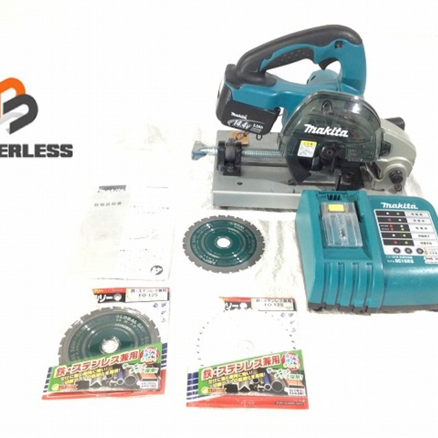 ☆品☆ makita マキタ 14.4V 充電式 125mmチップソー切断機 LC540D 3.0AH バッテリー1個 充電器 替刃付き 61513