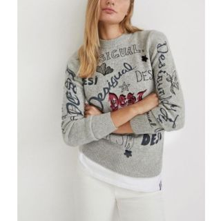 デシグアル(DESIGUAL)の新品✨タグ付き♪定価15,900円　デシグアル  グレー系　大特価‼️(ニット/セーター)