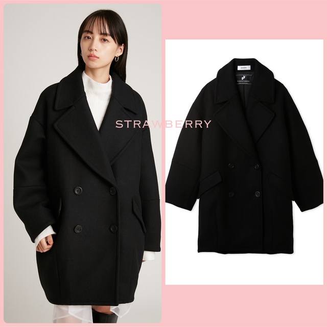 snidel スナイデル ウールコクーンダブルコート 22aw 完売 新作ウエア