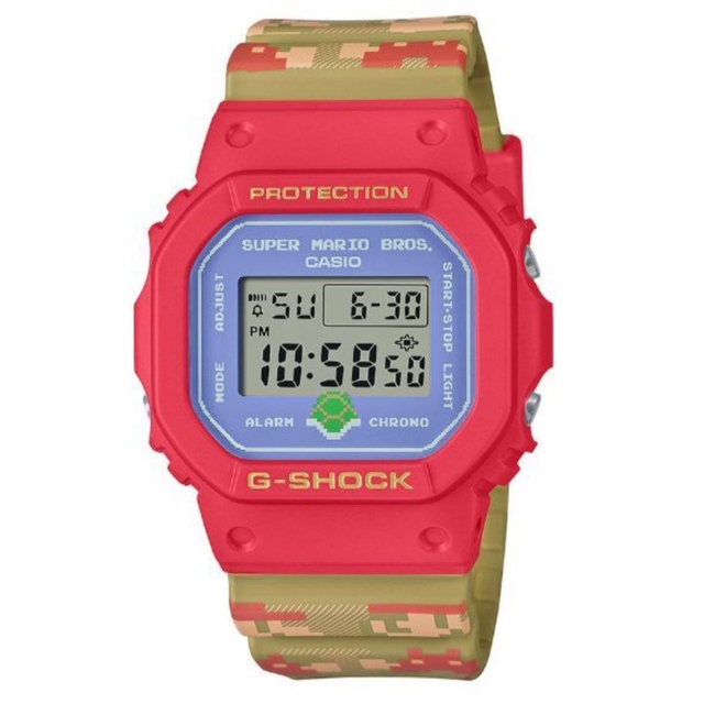 腕時計(デジタル)G-SHOCK DW-5600SMB-4JR スーパーマリオブラザーズコラボ