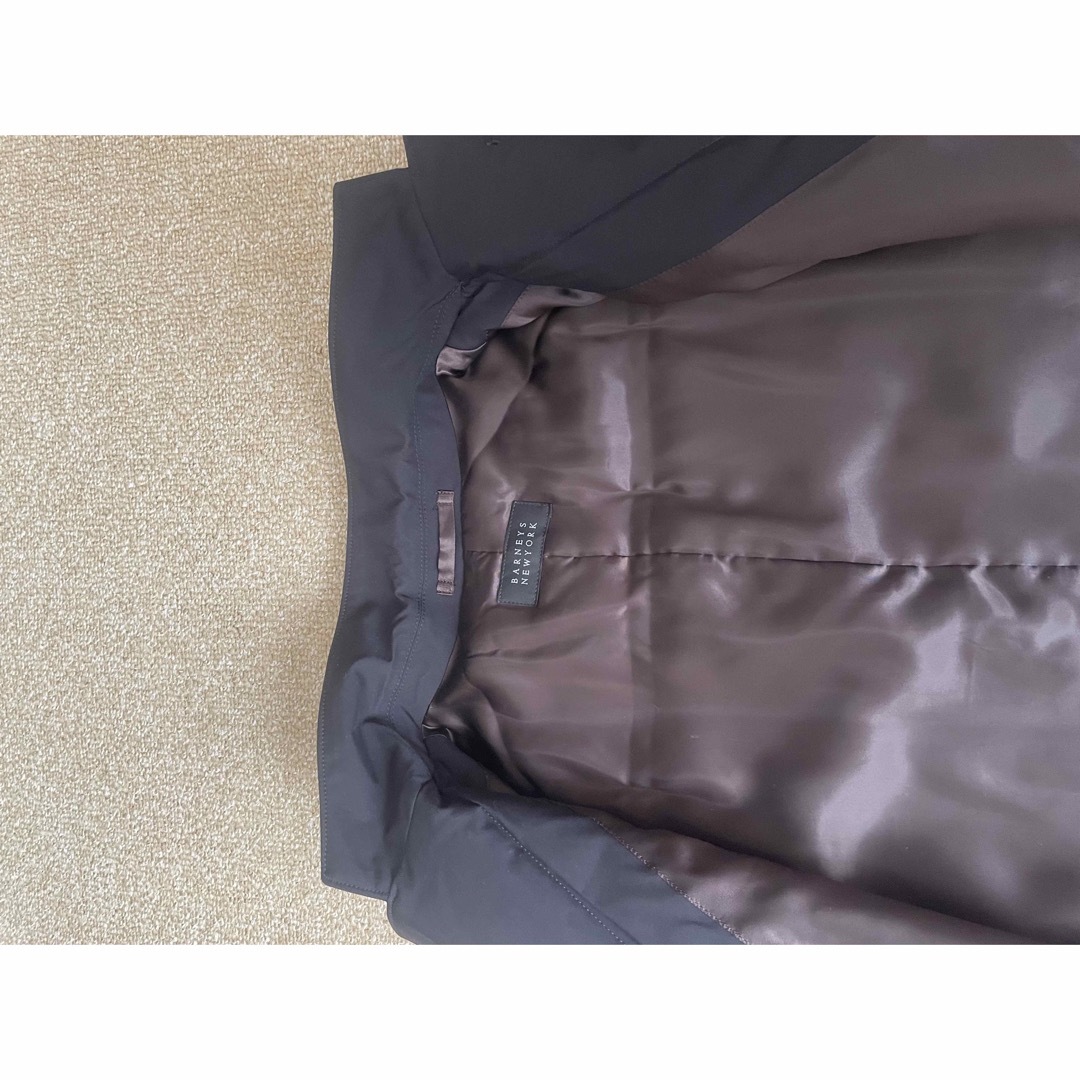BARNEYS NEW YORK(バーニーズニューヨーク)のバーニーズ黒チェスターコート メンズのジャケット/アウター(チェスターコート)の商品写真