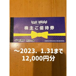 ビレッジバンガード株主優待券　〜2023. 1.31迄(ショッピング)