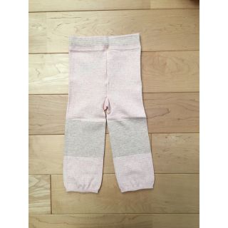 ムジルシリョウヒン(MUJI (無印良品))の新品未使用☆MUJI 厚手レギンス　size80-90(靴下/タイツ)