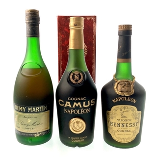 3本 REMY MARTIN CAMUS Hennessy コニャック(ブランデー)