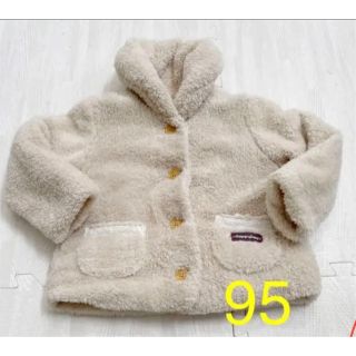 エイチアンドエム(H&M)の【美品】95サイズ　モコモコアウター　女の子(ジャケット/上着)