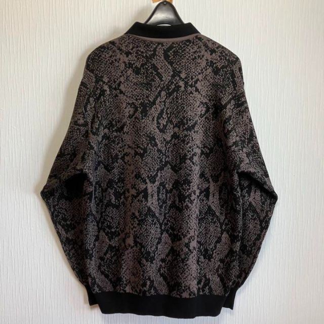 M【WACKOMARIA】D-B)PYTHON POLO SHIRT/新品タグ付 もらって嬉しい
