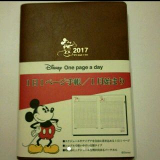 ディズニー(Disney)のディズニー　スケジュール帳
　A6文庫本サイズ(カレンダー/スケジュール)