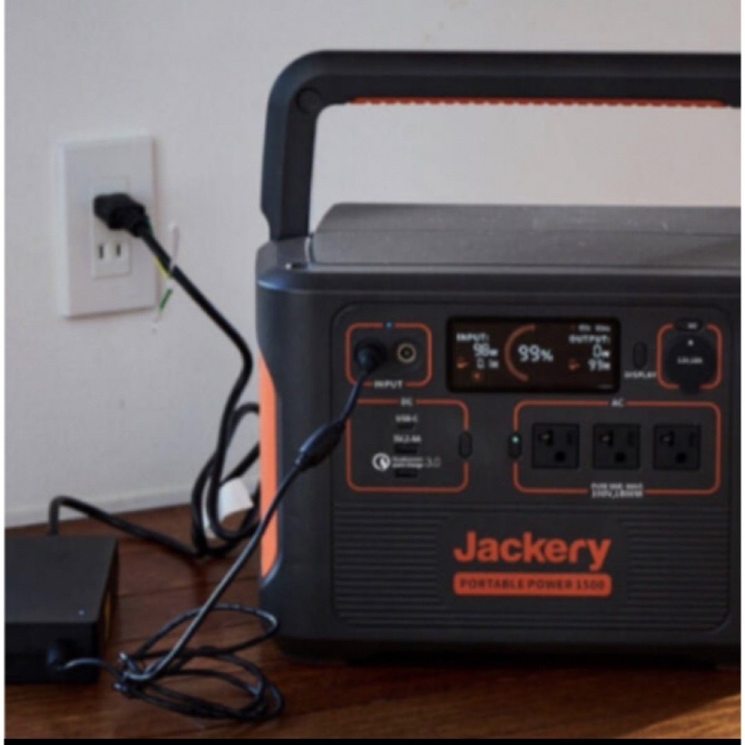 Jackery ポータブル電源 1500  美品　アウトドア　 スマホ/家電/カメラのスマートフォン/携帯電話(バッテリー/充電器)の商品写真