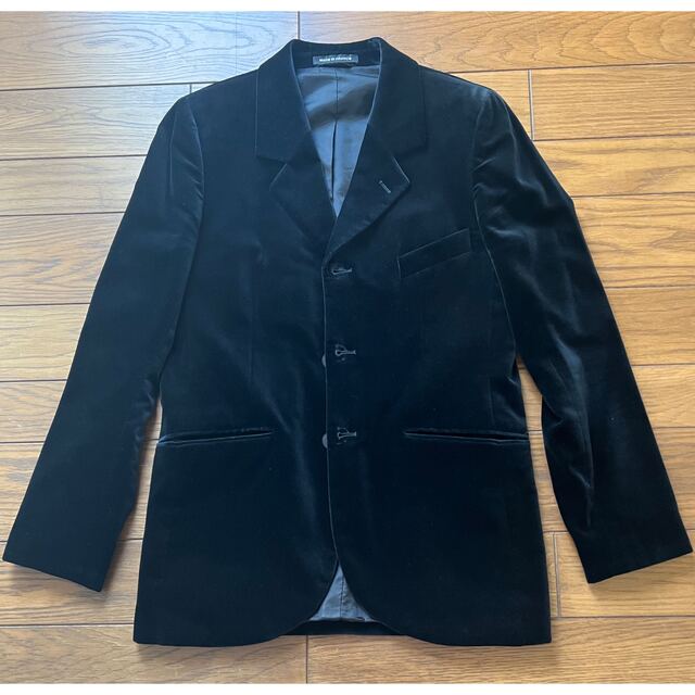 美品 agnes b アニエスベー ベロアジャケット 黒 46 | フリマアプリ ラクマ