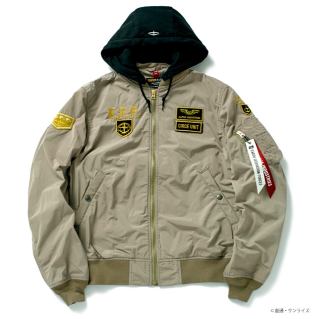 閃光のハサウェイ　ギギアンダルシア　MA1 ALPHA INDUSTRIES