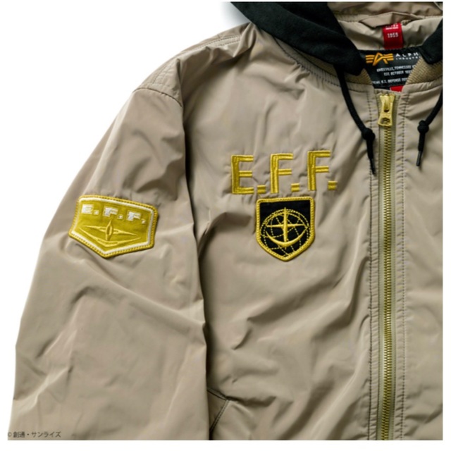 ALPHA INDUSTRIES(アルファインダストリーズ)の閃光のハサウェイ　ギギアンダルシア　MA1 ALPHA INDUSTRIES メンズのジャケット/アウター(フライトジャケット)の商品写真