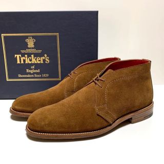 トリッカーズ(Trickers)の☆良品 トリッカーズ × ジュンヤ ギャルソン スエード チャッカブーツ 英国製(ドレス/ビジネス)