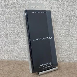 ギャラクシー(Galaxy)の【純正新品】Galaxy Note10+ CLEAR VIEW COVER 黒(Androidケース)