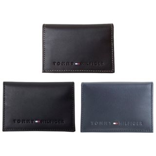 トミーヒルフィガー(TOMMY HILFIGER)のトミーヒルフィガー 専属BOX付き 名刺入れ 31tl20x014 BLACK(名刺入れ/定期入れ)