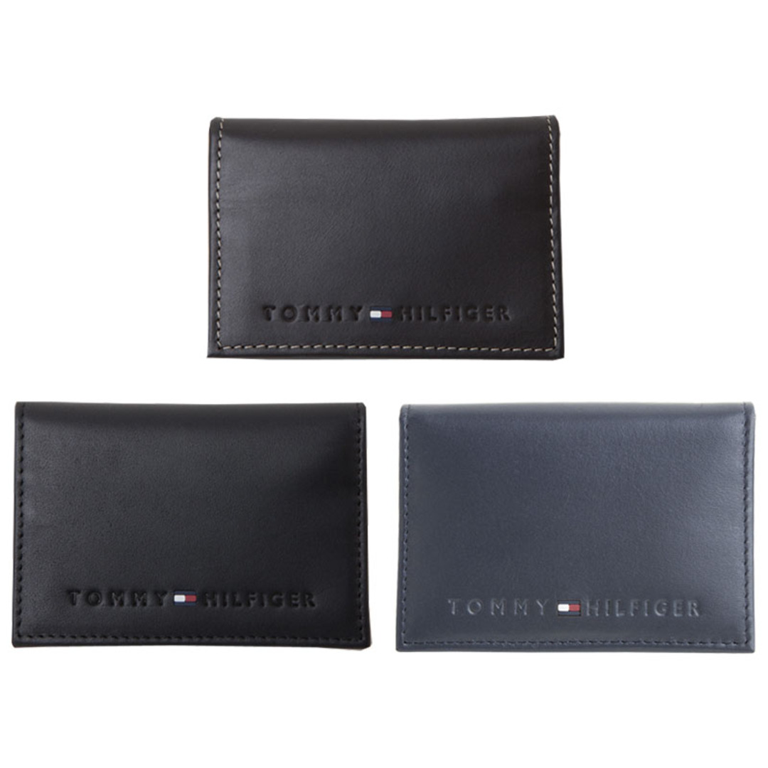 TOMMY HILFIGER(トミーヒルフィガー)のトミーヒルフィガー 専属BOX付き 名刺入れ 31tl20x014 BROWN メンズのファッション小物(名刺入れ/定期入れ)の商品写真