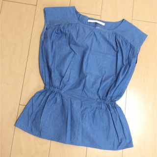 カージュ(Khaju)のカージュのデニムトップス(カットソー(半袖/袖なし))