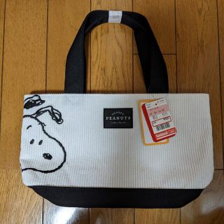 ピーナッツ(PEANUTS)のスヌーピー　しまむら　ミニトートバッグ(バッグ)