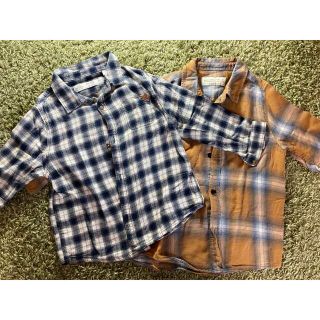 ザラキッズ(ZARA KIDS)の子供服　ZARA BOYScollection シャツ2枚セット(Tシャツ/カットソー)