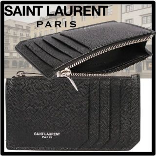 Saint Laurent - サンローラン☆レザーカードケース☆正規品の通販