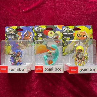 ニンテンドウ(任天堂)の【新品未開封】amiibo アミーボ スプラトゥーン3 セット売り(ゲームキャラクター)