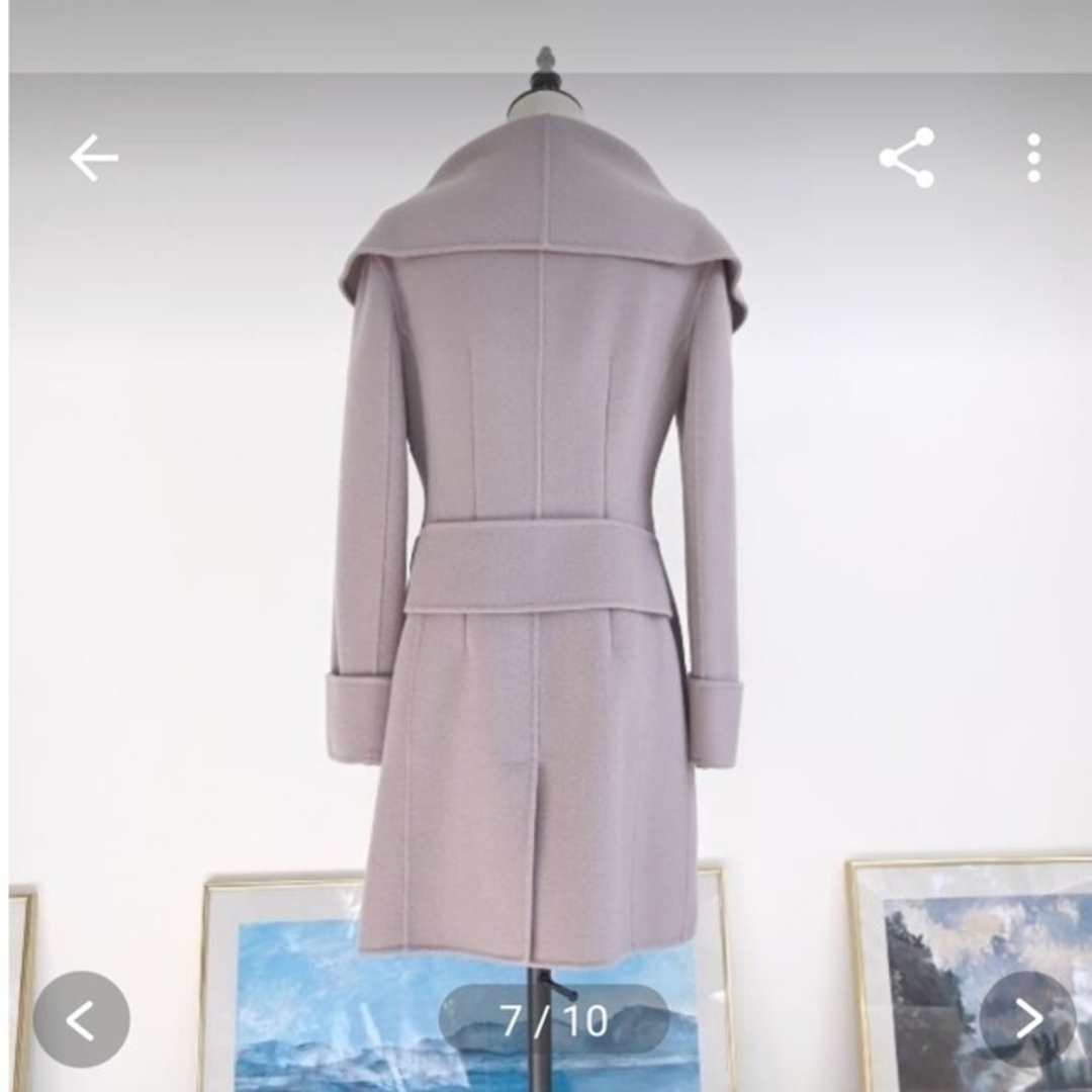 Christian Dior　最新タグ　希少予約完売品　カシミヤコート　ピンク系