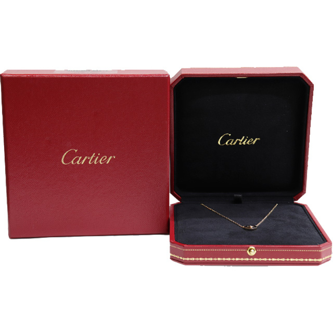 Cartier(カルティエ)の(美品) カルティエ CARTIER Cハート ダイヤ ネックレス K18 PG × ダイヤ 1石 ペンダント B3040400 保証書 9098 レディースのアクセサリー(ネックレス)の商品写真