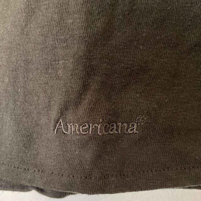 AMERICANA(アメリカーナ)のAMERICANA ヘンリーロングスリーブTシャツ　 レディースのトップス(カットソー(長袖/七分))の商品写真