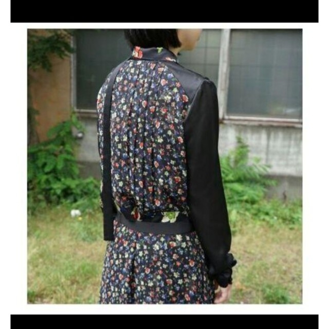 sacai - sacai サカイ フラワープリント ドレス ワンピースの sacai - sacai サカイ フラワープリント ドレス ワンピースの