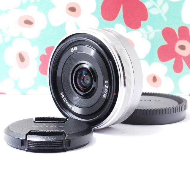 ❤SONY 単焦点 SEL16F28❤パンケーキレンズ Eマウント❤ 大人気