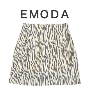 エモダ(EMODA)のEMODA Wスリットスカート ミニスカ Mサイズ ライトミックス エモダ(ミニスカート)