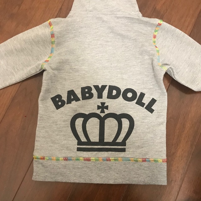 BABYDOLL(ベビードール)のベビードール　パーカー　100cm キッズ/ベビー/マタニティのキッズ服女の子用(90cm~)(ジャケット/上着)の商品写真