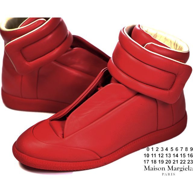 新品 Masion Margiela 22 メゾンマルジェラ レザースニーカー新品未使用付属品