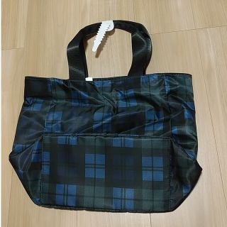 シマムラ(しまむら)のmumu　トートバッグ　しまむら　チェック柄(トートバッグ)