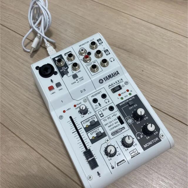 ヤマハ YAMAHA ウェブキャスティングミキサー　AG03 楽器のDTM/DAW(オーディオインターフェイス)の商品写真