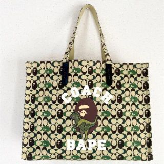 COACH - Koki着用‼️レア‼️❤️BAPE® x COACH❤️Tote 47の通販 by ...