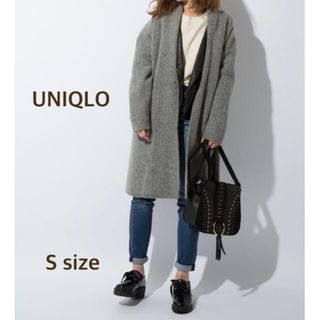 ユニクロ(UNIQLO)の【UNIQLO】ウールリブニットコート(長袖)(ニットコート)