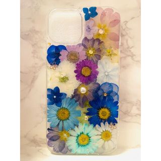 全機種対応 iPhoneケース 押し花ケース 押し花 ケース 花 Android(iPhoneケース)