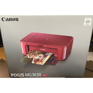 【美品】Canon PIXUSMG3630 レッド　インク付き(OA機器)