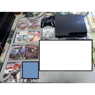 ❤️大量セット❤️PS3 本体+ソフト８本セット★配線付き★UFC３など