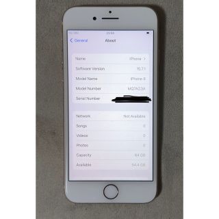 iPhone8 64 GB gold &silver2個セット　SIMフリー