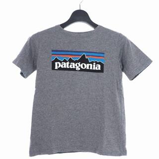 パタゴニア(patagonia)のパタゴニア ロゴプリント Tシャツ カットソー 半袖 M 10 グレー 灰(Tシャツ/カットソー)