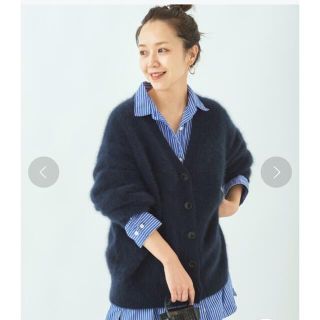 プラージュ(Plage)の美品　plage  Cashmere Mix Furカーディガン(カーディガン)