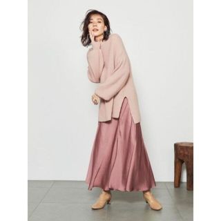 SNIDEL - snidel スナイデル 店舗限定 フリル切替えニットトップスの