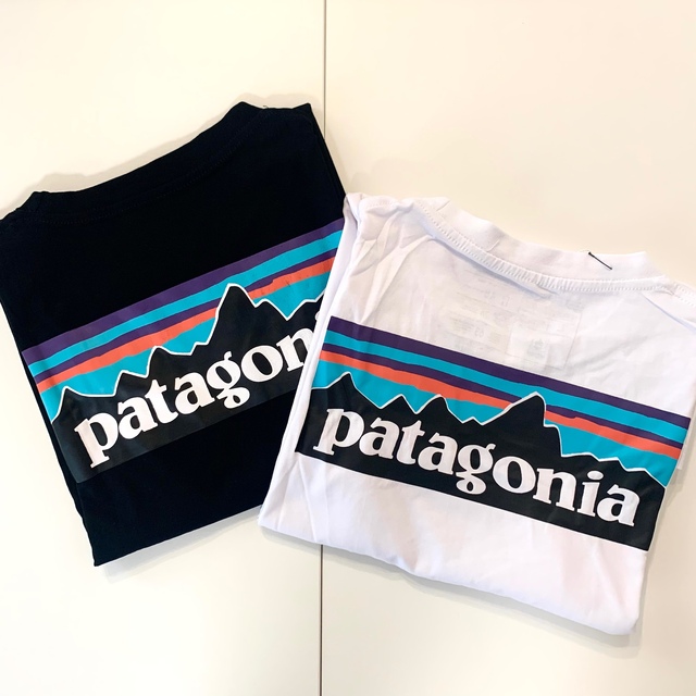 patagonia(パタゴニア)の新品 patagonia パタゴニア ロンT P-6LOGO ブラック　L メンズのトップス(Tシャツ/カットソー(七分/長袖))の商品写真